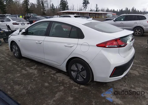 2019 Hyundai Ioniq Hybrid Blue z USA, uszkodzony, nr VIN KMHC65LCXKU174583